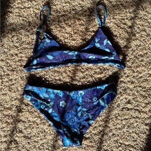 Kulani Kinis Blue Floral Bikini